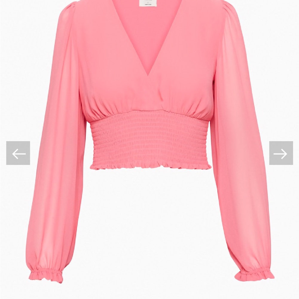 Aritzia V-Neck Blouse